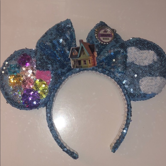 Custom made Disney UP inspired Minnie Ears - Picture 1 of 4